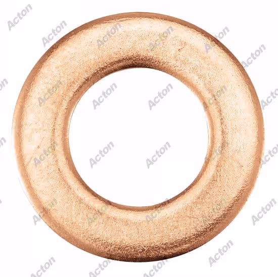 Narrow flat washers type Z, NFE 25513, brass Acton 2