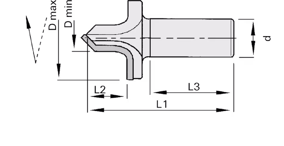 LEUCODIA Profiler wood cutter, large profile depth 2