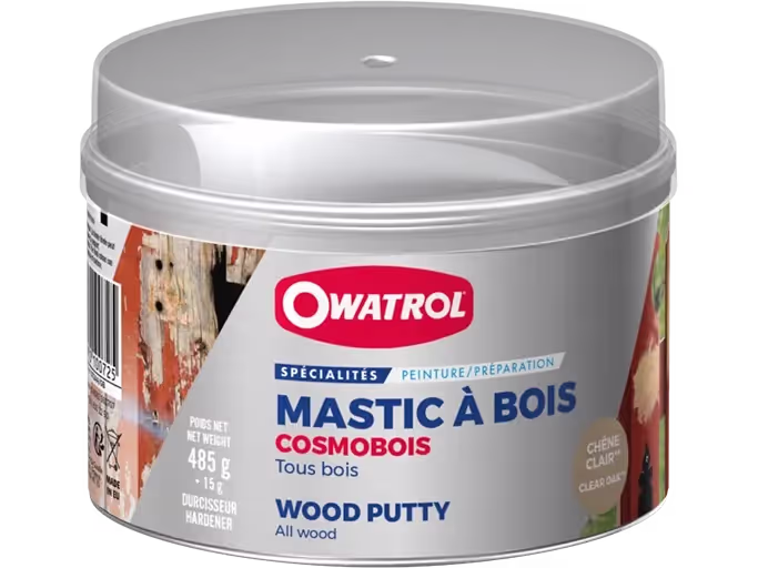 cosmobois : mastic à bois intérieur et extérieur