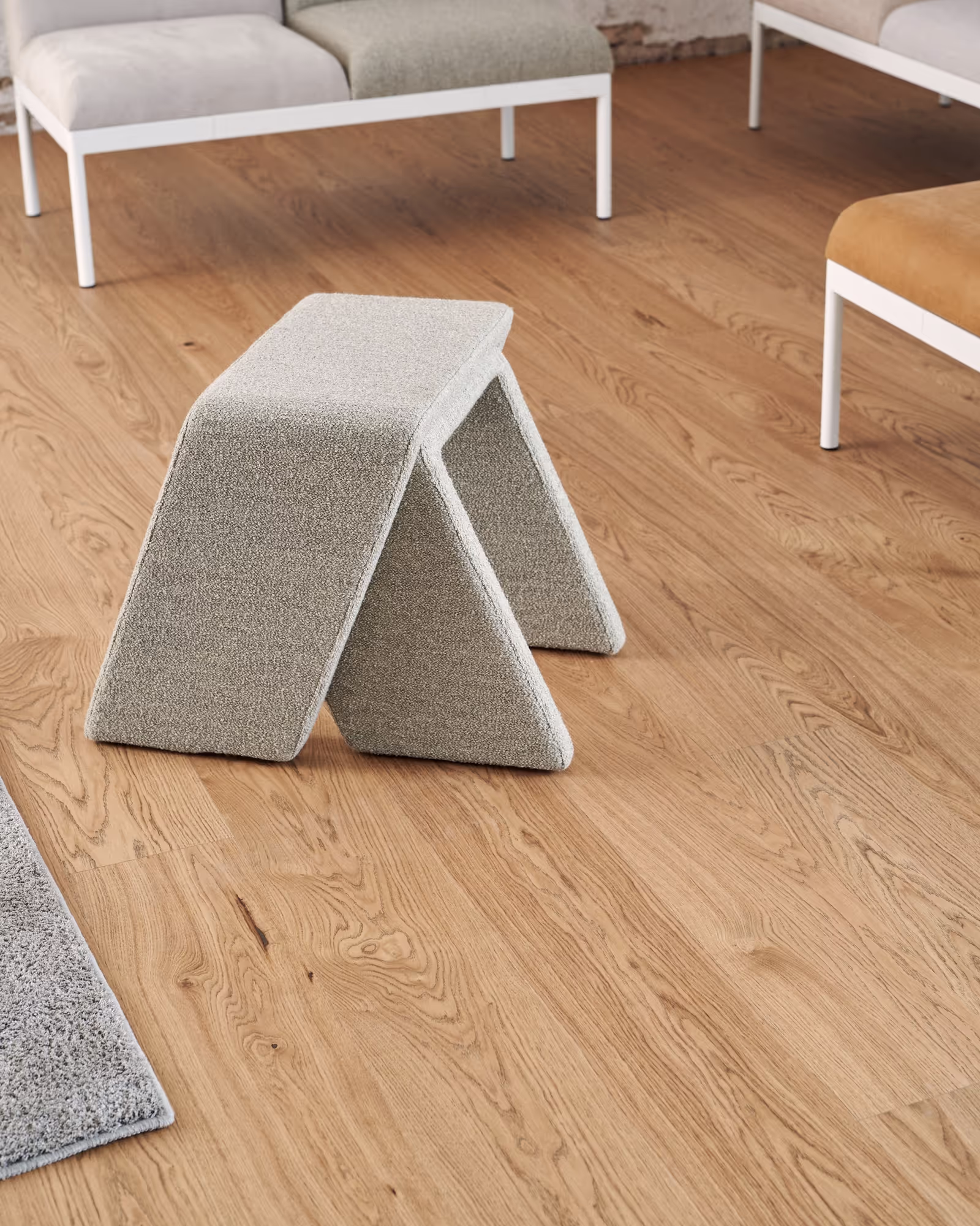 Lame de parquet hybride Bjelin Woodura Dalshult chêne Granite 5