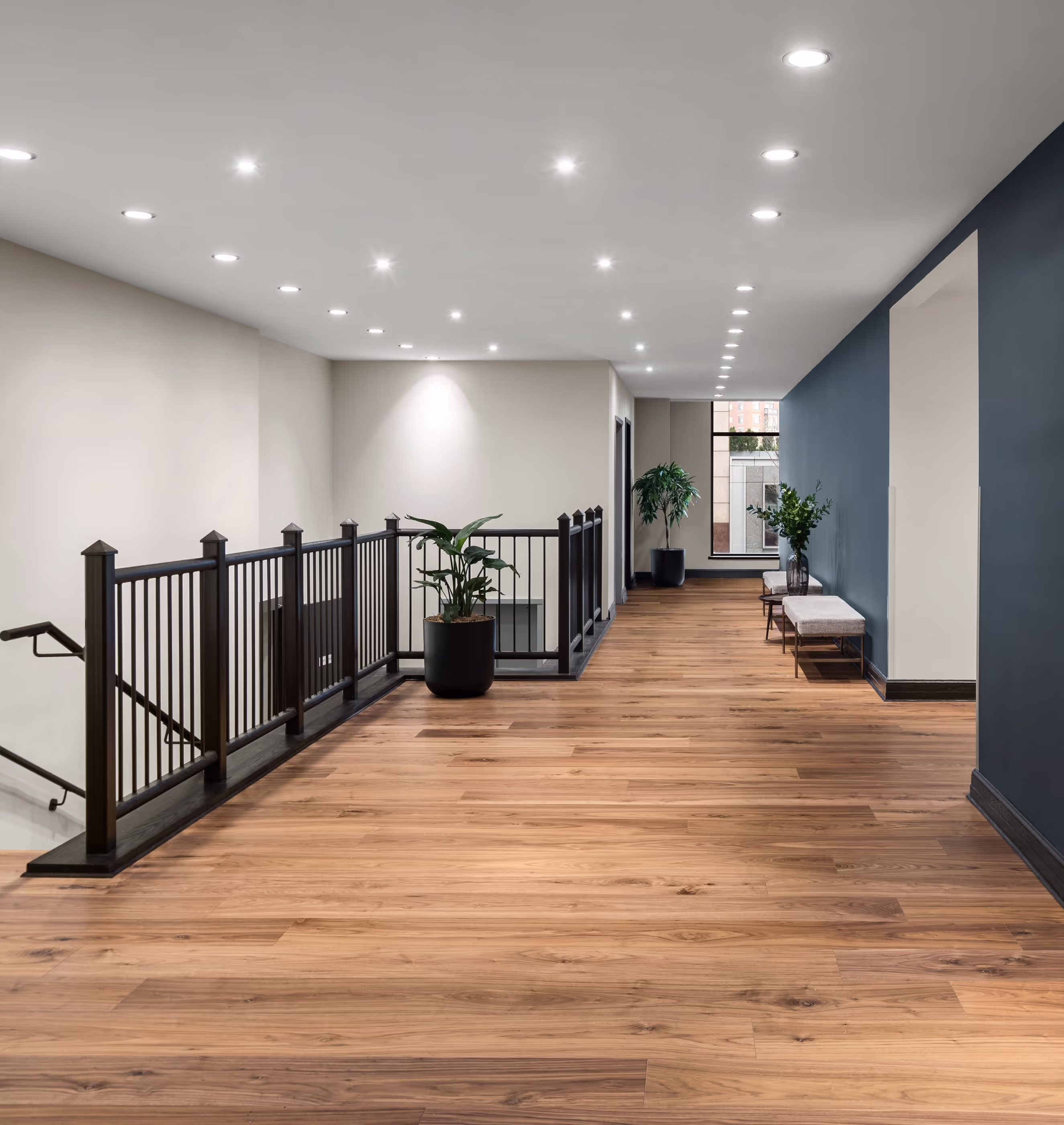 Lame de parquet hybride Bjelin Woodura Humlarp noyer Natural 3