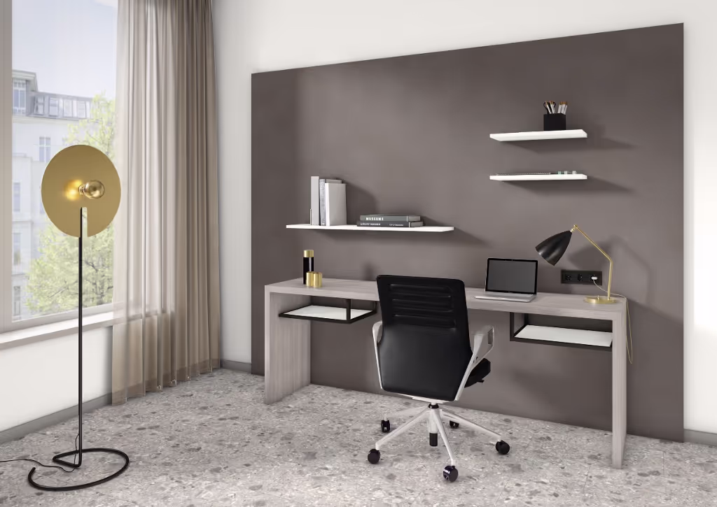 Panneau décoratif Egger Fineline gris moyen 3
