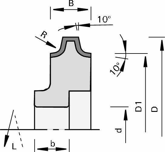 HW edge rounding tool bodies LEUCO, IMA 2