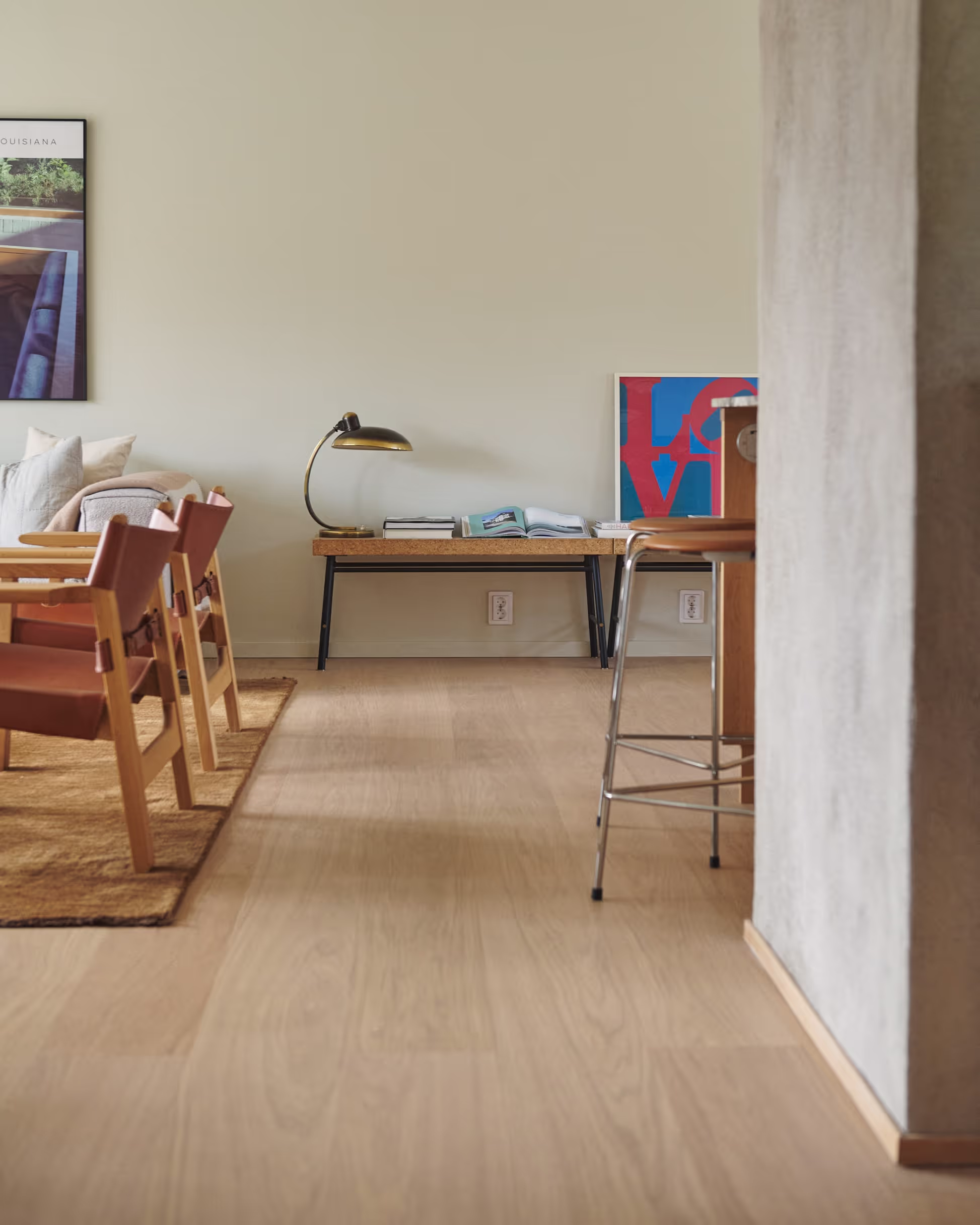 Architect Jonas Risborn and the choice of floor for his home