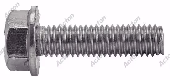 Hex head machine screw with with flange DIN 6921, A2 stainless steel Acton 2