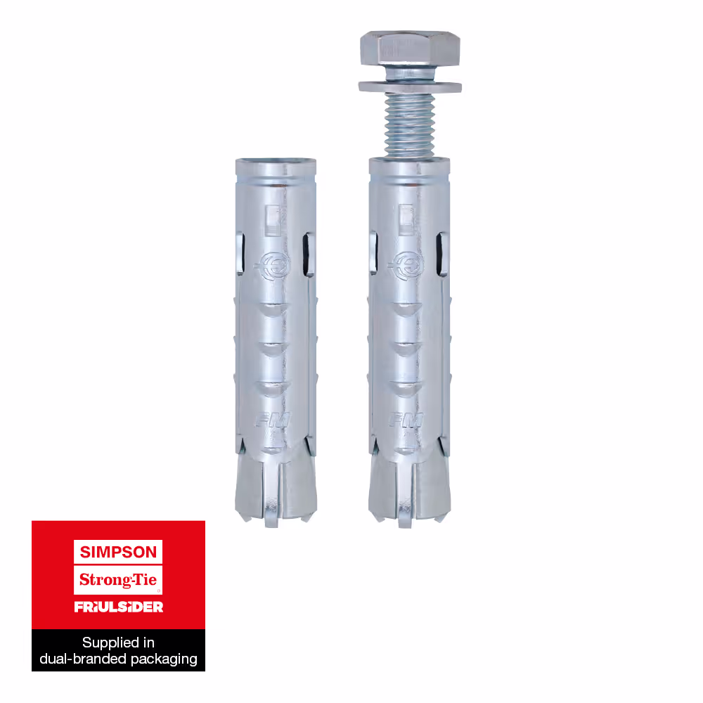 FM-MP3 evo Heavy-duty internally threaded metal anchor, option 7 2