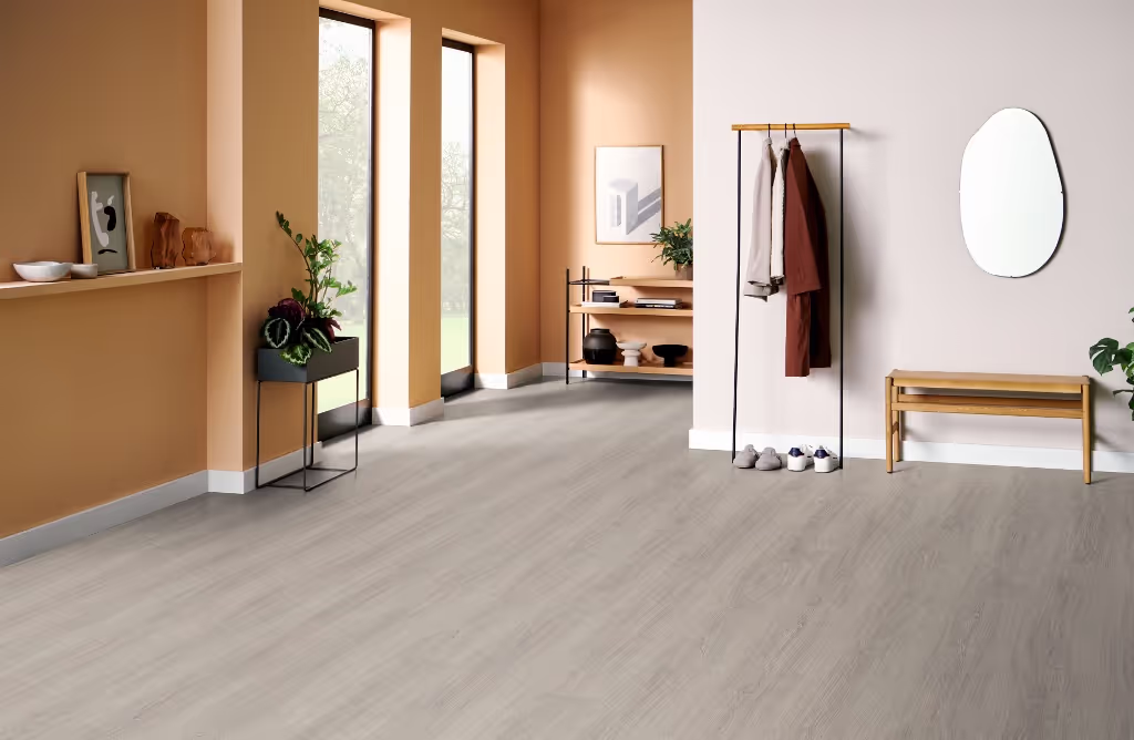 Lame de sol stratifié hydrofuge EGGER Light Grey Victoria Oak 2