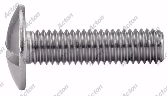 Slotted large round “pan” head machine screw, A4 stainless steel, NFE 25-129 2