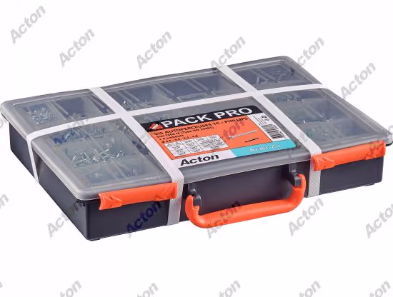 DIN 7504 M set, TC phillips self-drilling screws + + bits, steel 3