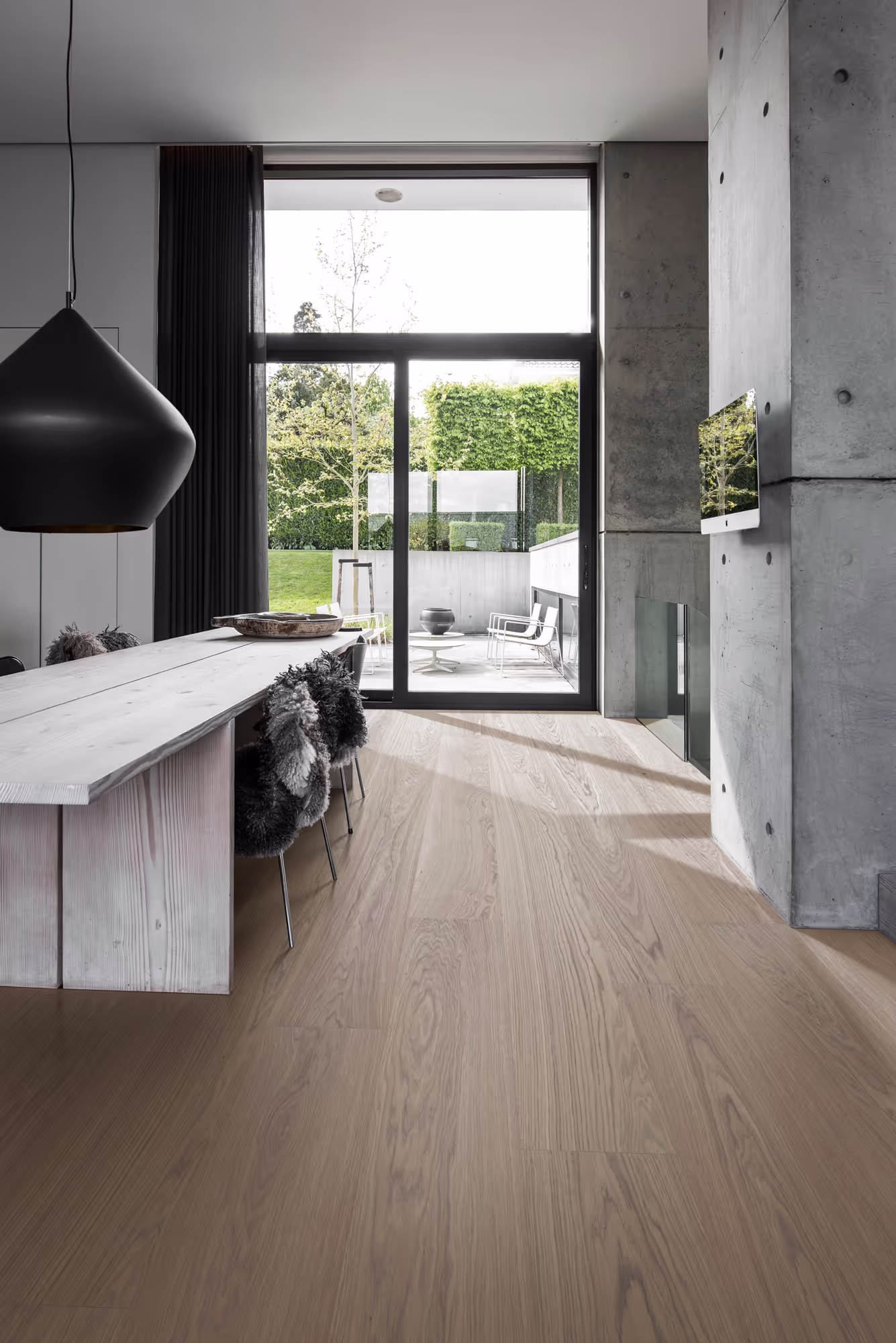 Lame de parquet hybride Bjelin Woodura Grevie chêne Earth Grey 2
