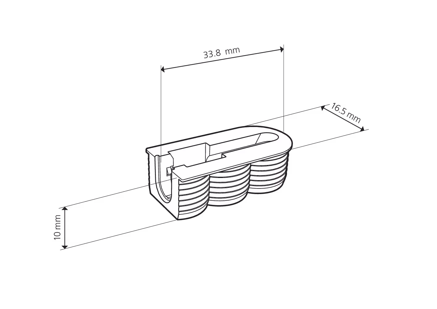 Connecteur de meuble Cabineo X 2