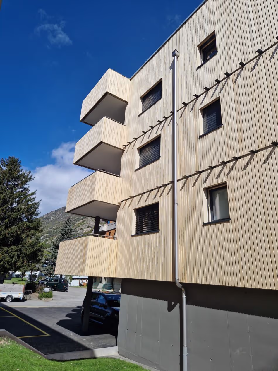 Innovative Accoya cladding on a residential building