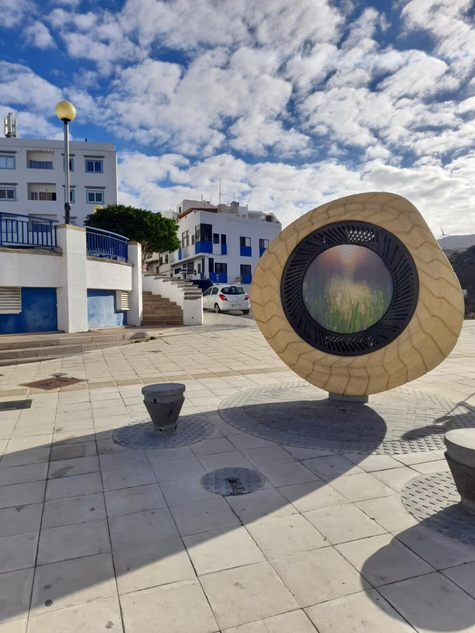 Accoya totems in the Canary Islands