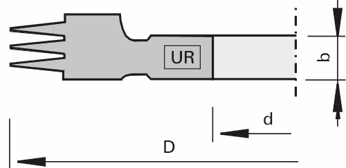 HS mini finger joint cutters LEUCO, Z=4 true 3