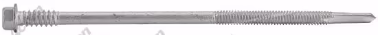 Hex head self-drilling screws with with flange, double thread, Point 3 2