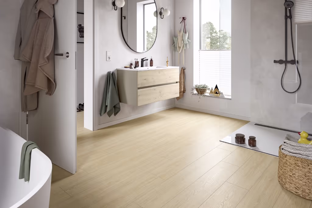 Lame de sol stratifié hydrofuge EGGER Light Natural Casella Oak 2