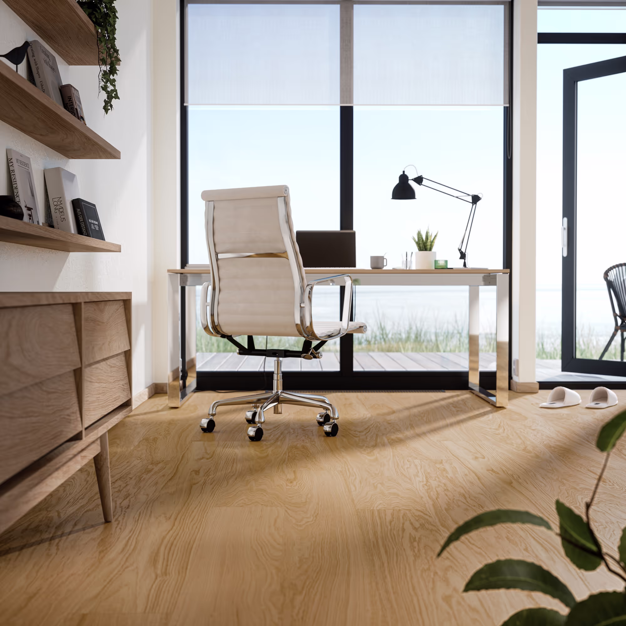 Lame de parquet hybride Bjelin Woodura Nosaby chêne Honey 2