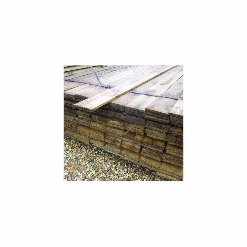 Roof Board Plank 18x150mm Sawn Pressure-Treated Brown 3m 5