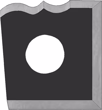 HW profile indexable inserts, Reversible profile inserts 5
