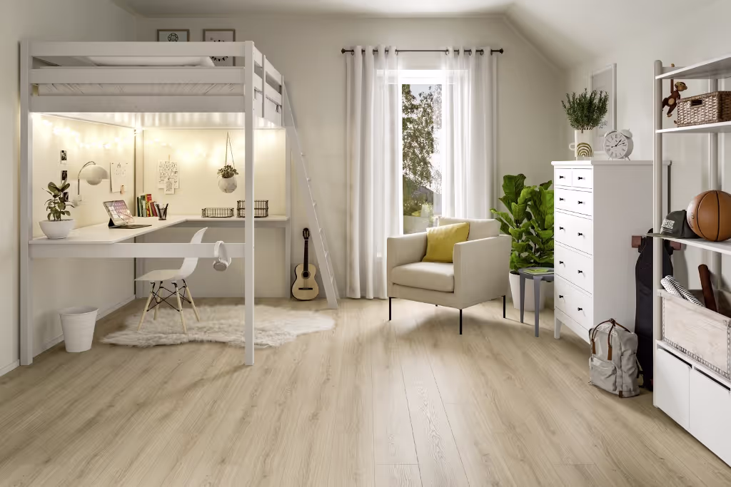 Lame de sol stratifié hydrofuge EGGER Natural Padua Oak 2