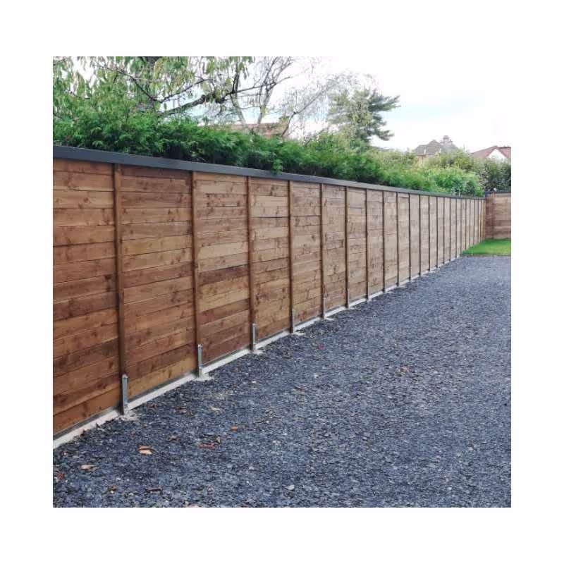 Palisade KIT of 5.50 linear m in Pressure-Treated Brown Douglas Fir 4