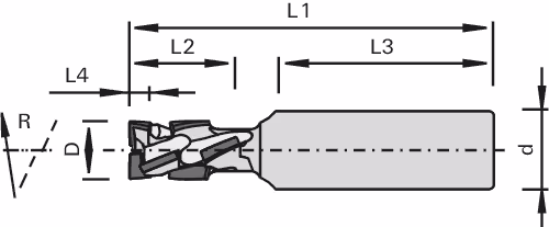 High-performance CM DP Nesting shank cutters LEUCO, Z=2+2 5