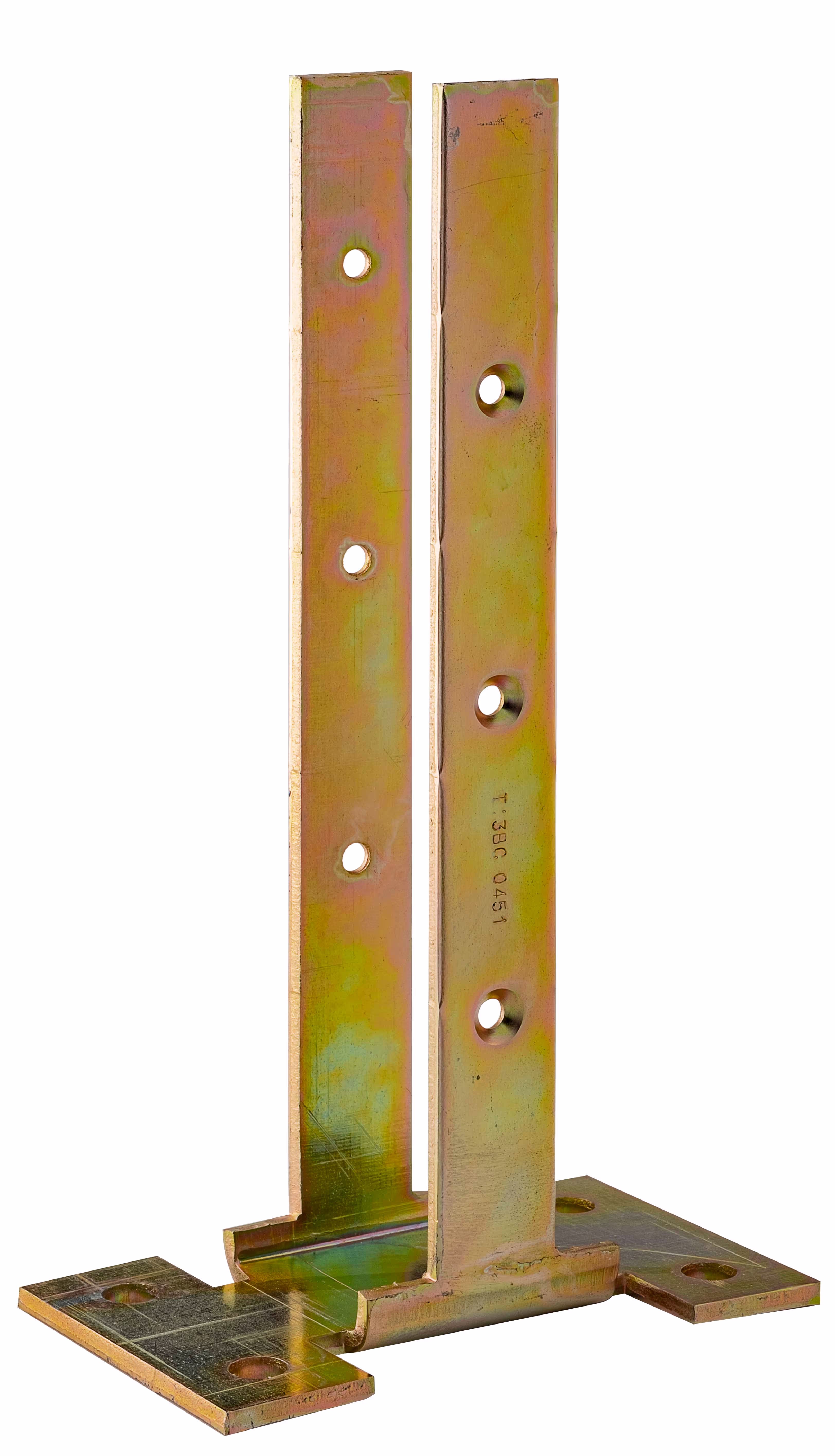 PBU Pied de poteau de jardin pour poteaux rainurés 2