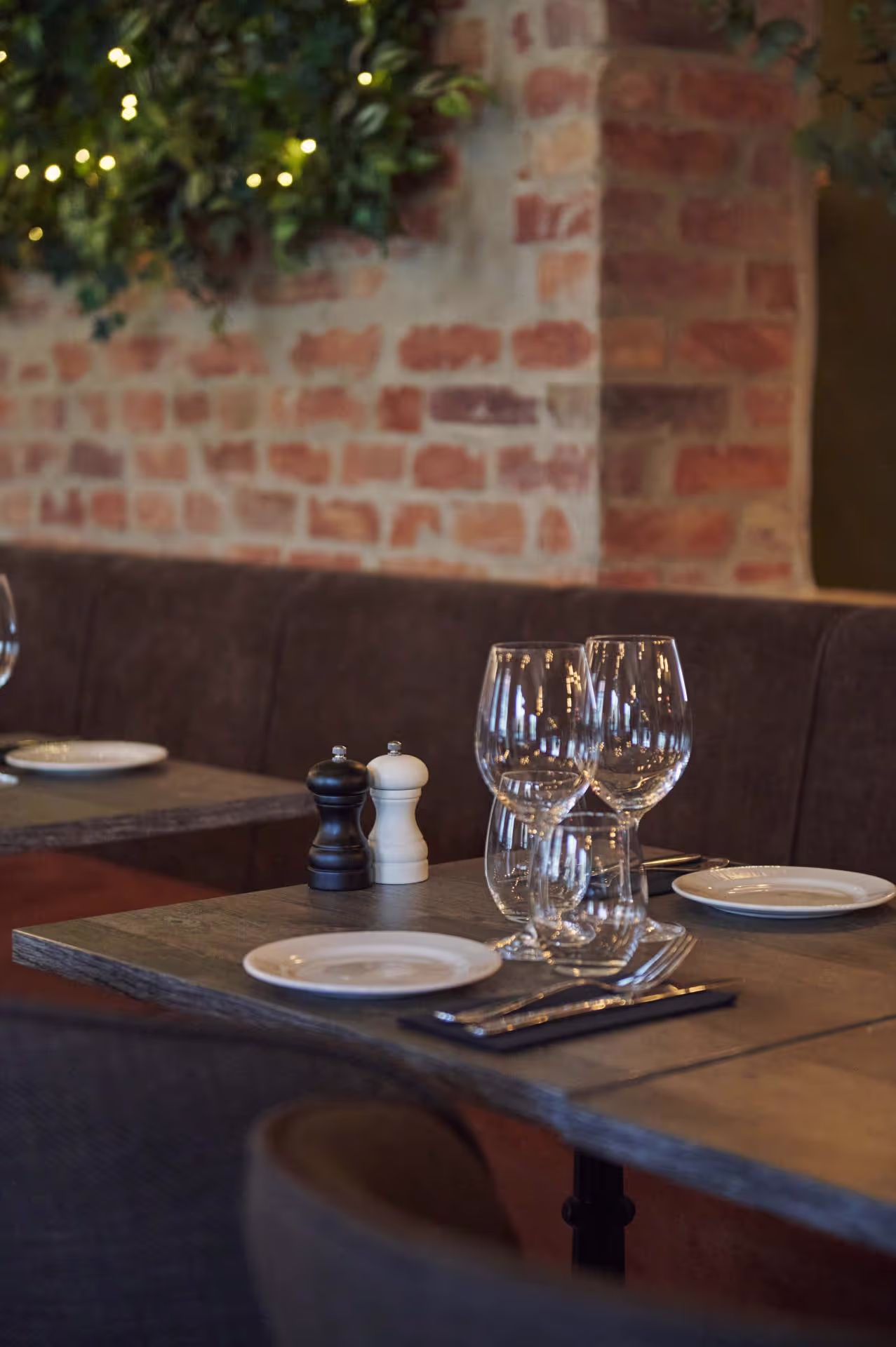 A modern, welcoming restaurant