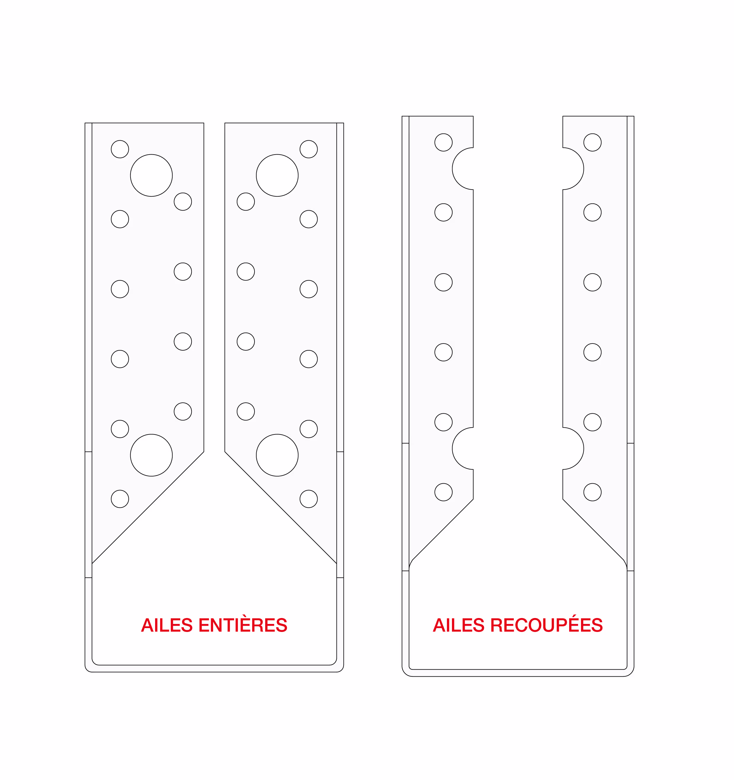 SAIX Sabot à ailes intérieures - Inox A4 3