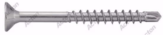 Self-drilling screws for chipboard, countersunk head six-lobe, A2 stainless steel 2