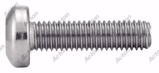 Cylindrical head six-lobe machine screw, A4 stainless steel, ISO 14583 Acton 2