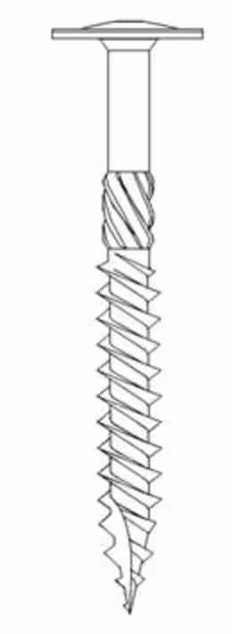 Vis de construction bois BWK acier bichromaté Ø 8 mm Torx 40 4