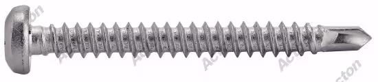 Square cylindrical head self-drilling screws, A2 stainless steel, DIN 7504 M Acton 2