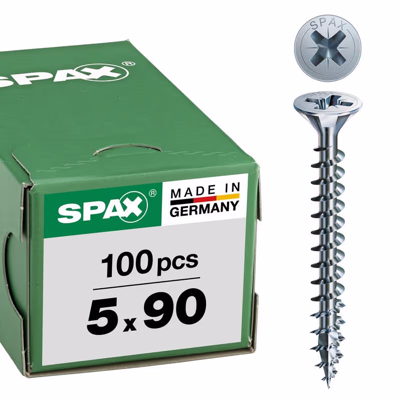 Vis universelle SPAX WIROX tête fraisée Ø 3.5–5 mm 2