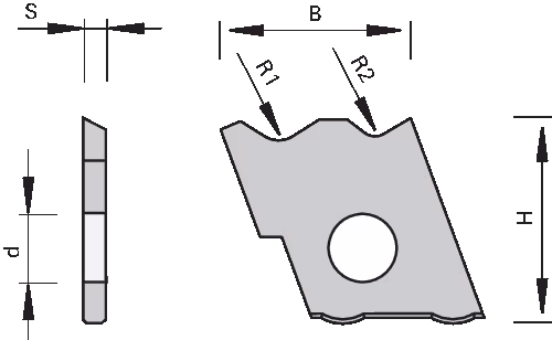 HW multi-profile indexable insert LEUCO, Homag (Brandt) 5