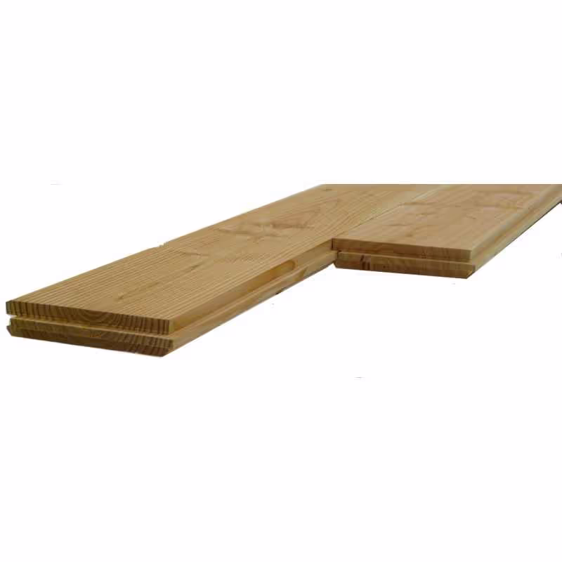Solid Timber Panelling Board 13x135 Natural Douglas Fir 1st Grade 1.95m 2