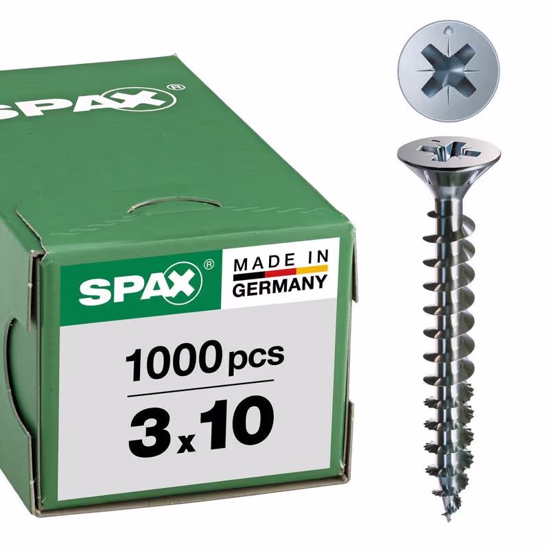 Vis universelle SPAX WIROX tête petite 2