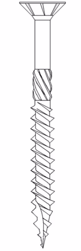 Vis de construction bois BWK acier bichromaté Ø 8 mm Torx 40 3