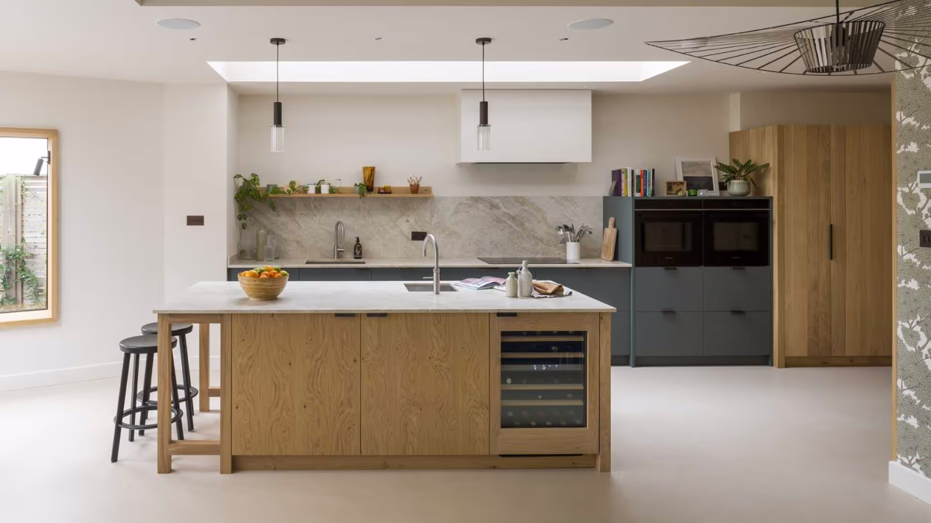 Cuisine intemporelle dans une maison victorienne