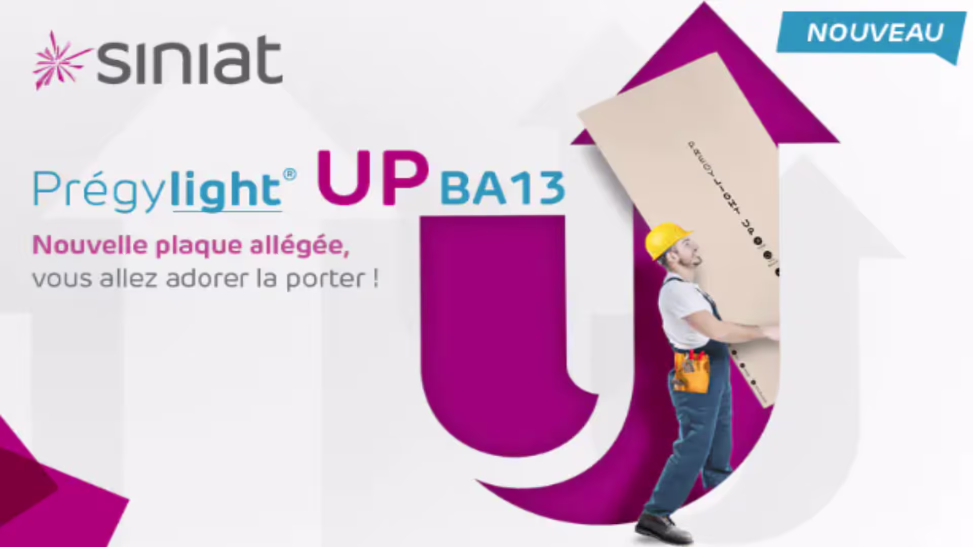 Solution de cloison PRÉGYLIGHT UP BA13