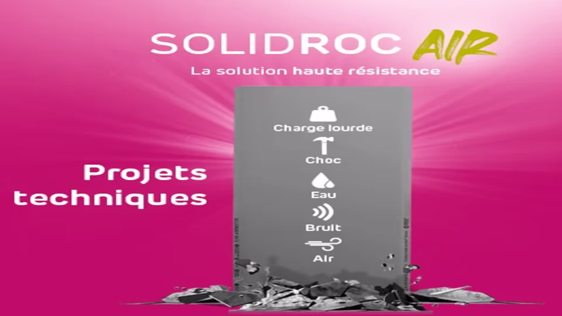 Solidroc AIR BA18 S : solution plaque de plâtre multifonction