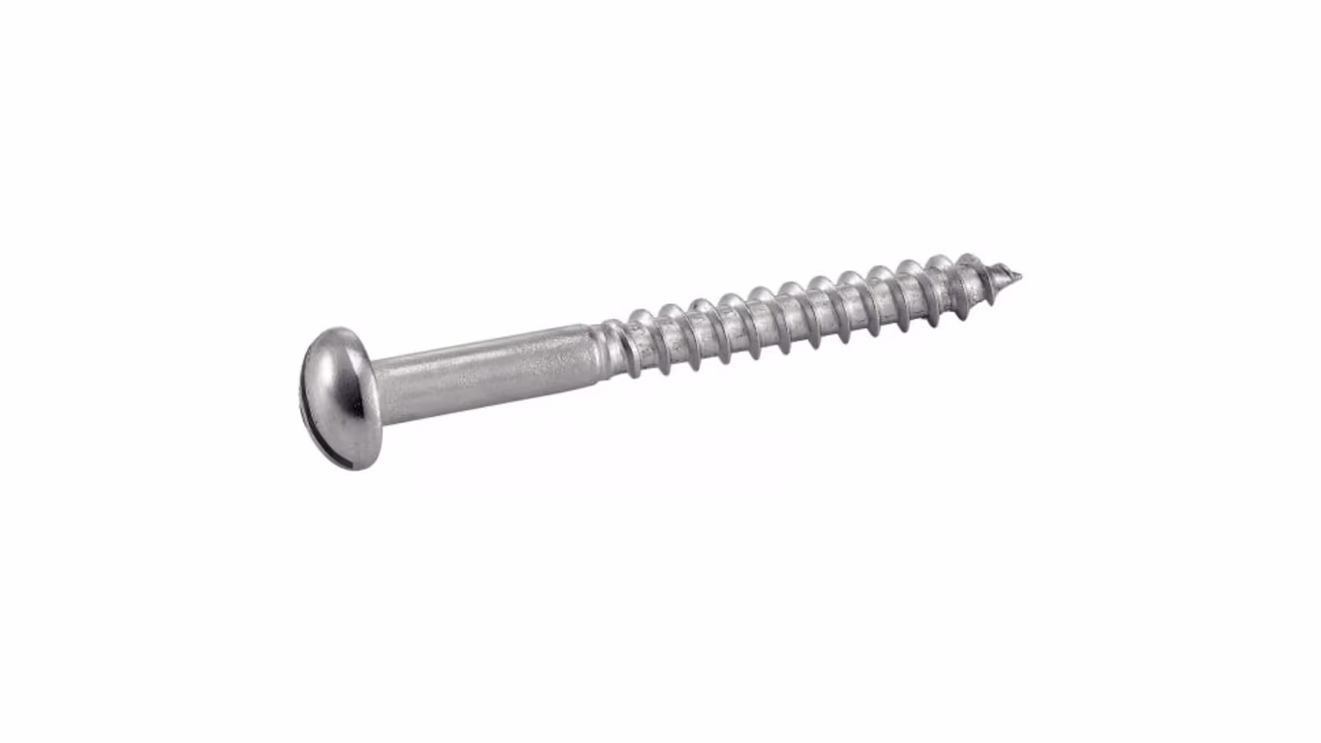 Vis à bois tête ronde fendue inox a2 - din 96