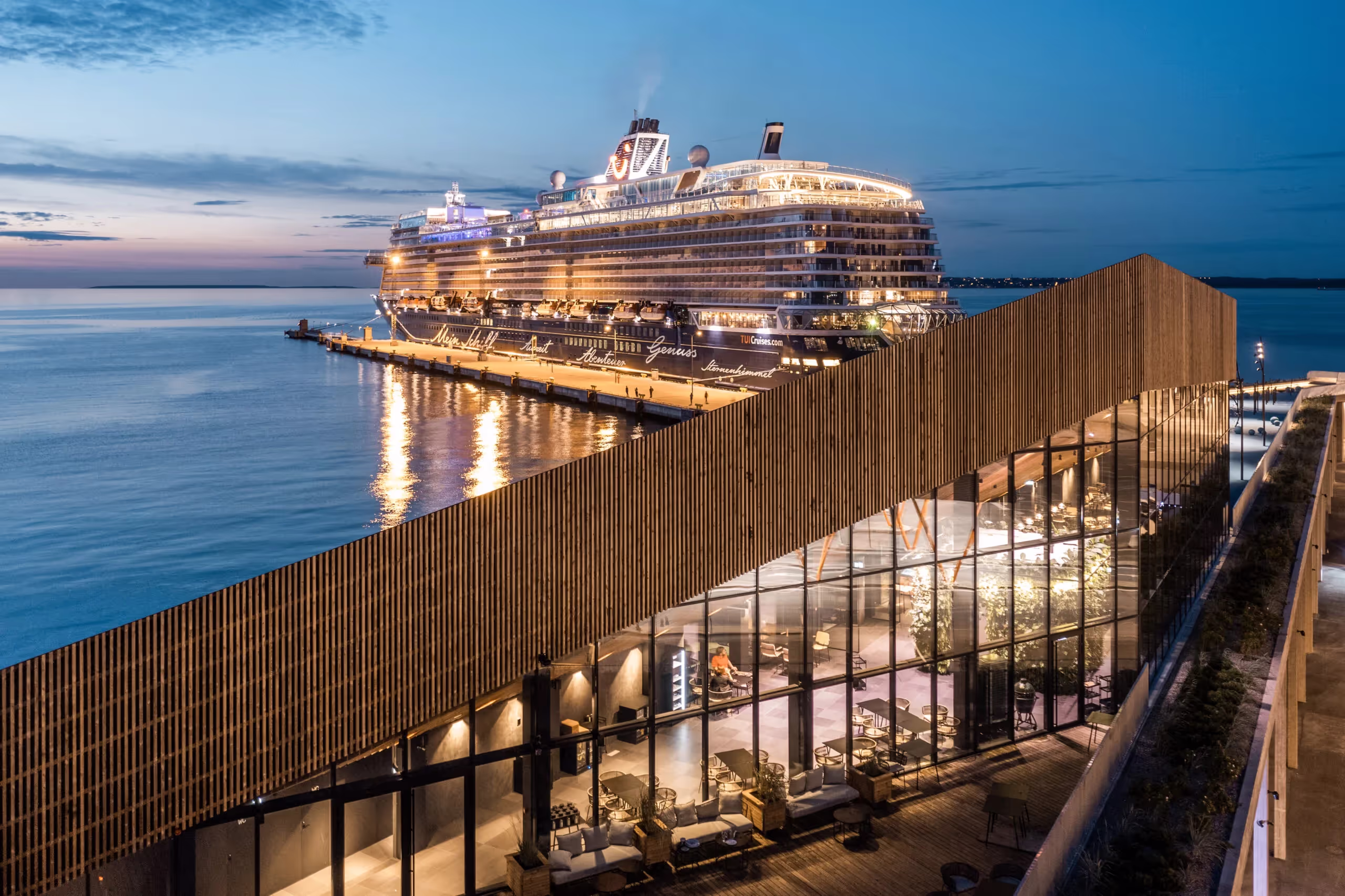 Terminal de croisière du port de Tallinn