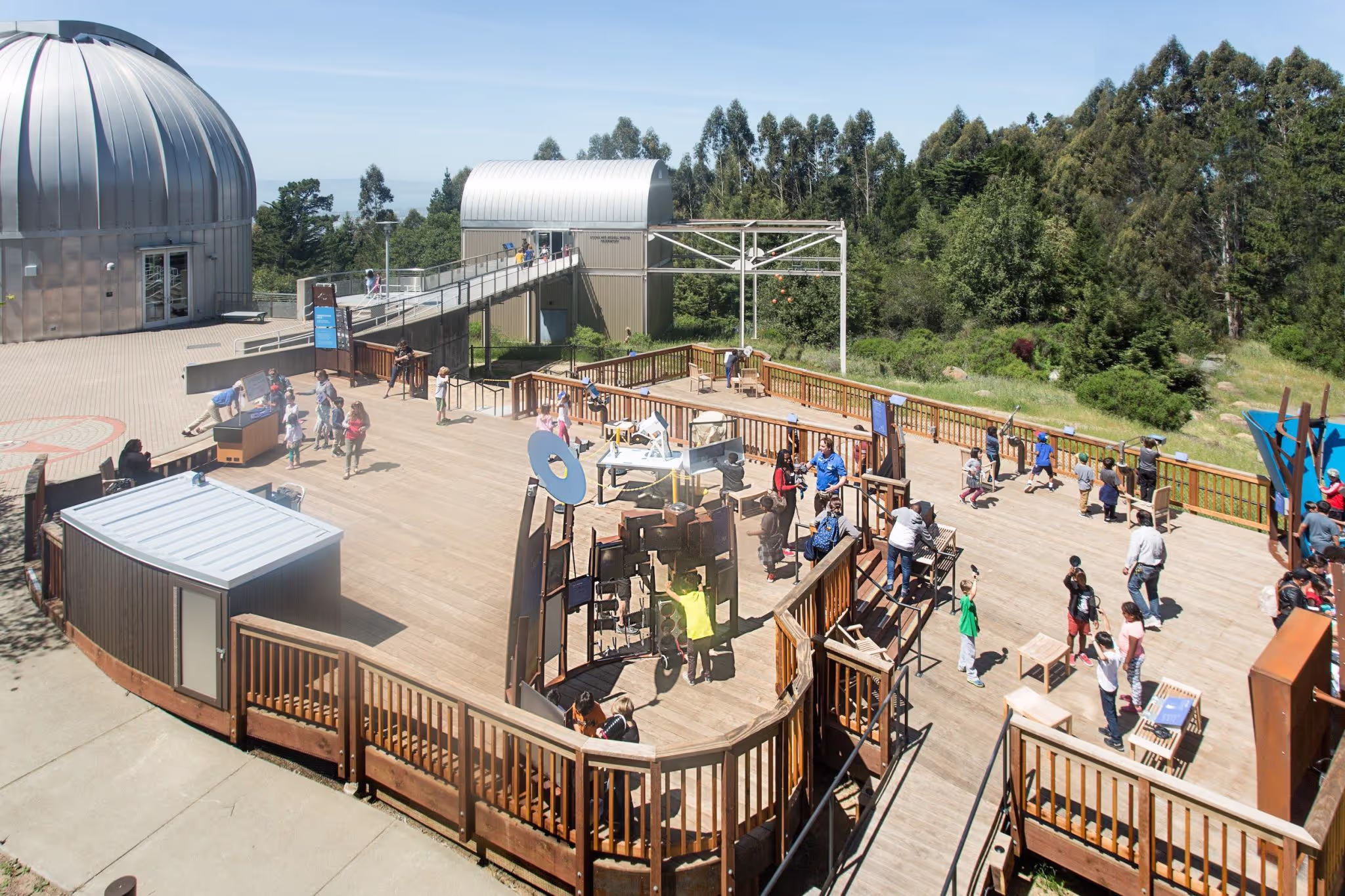 Outdoor education deck, Chabot Space & Science Center, Oakland