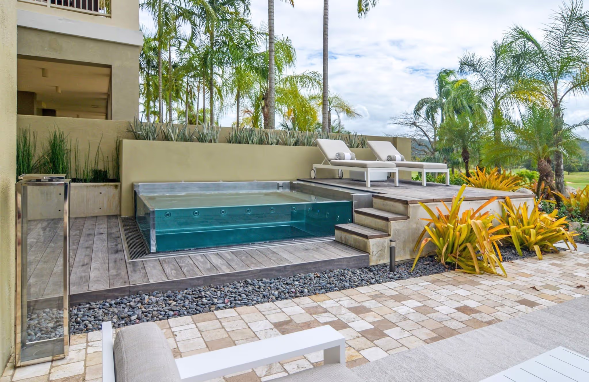 Dorado Beach condo deck, Puerto Rico