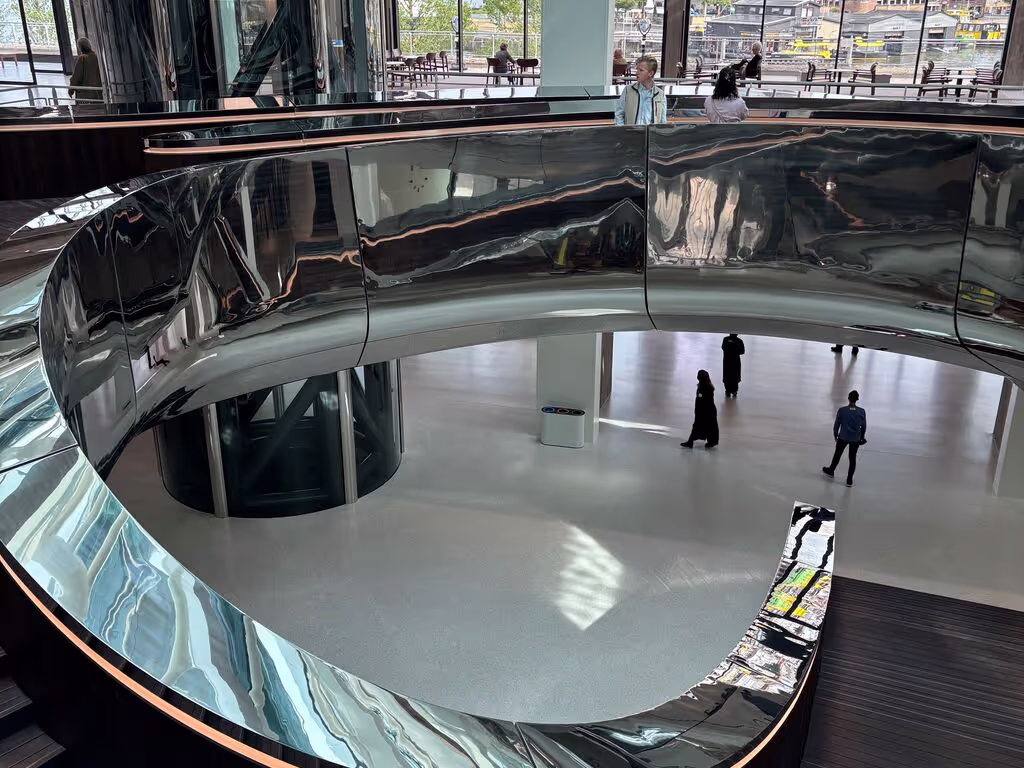 Fenix Museum and Tornado staircase, Rotterdam
