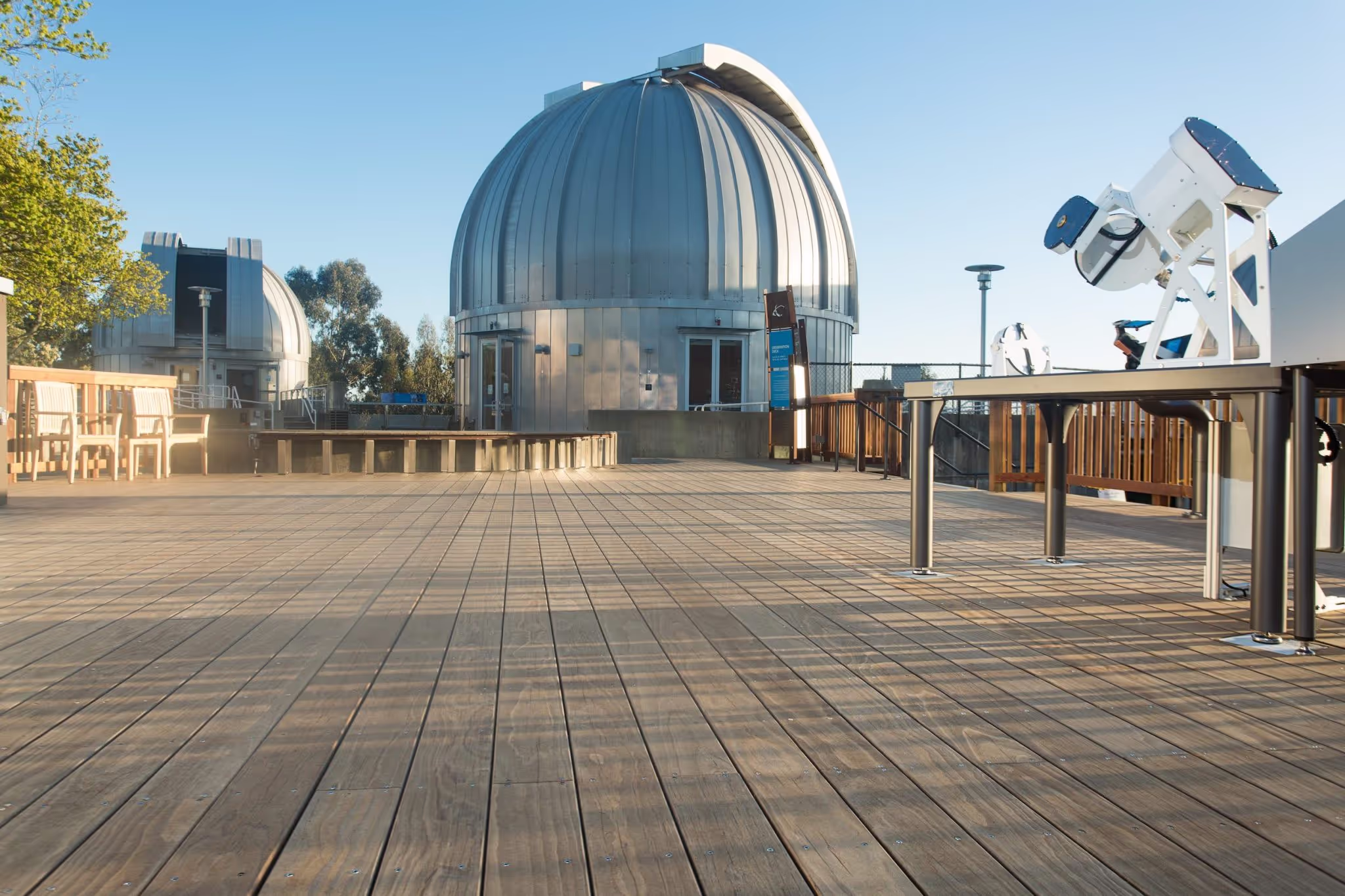 Outdoor education deck, Chabot Space & Science Center, Oakland