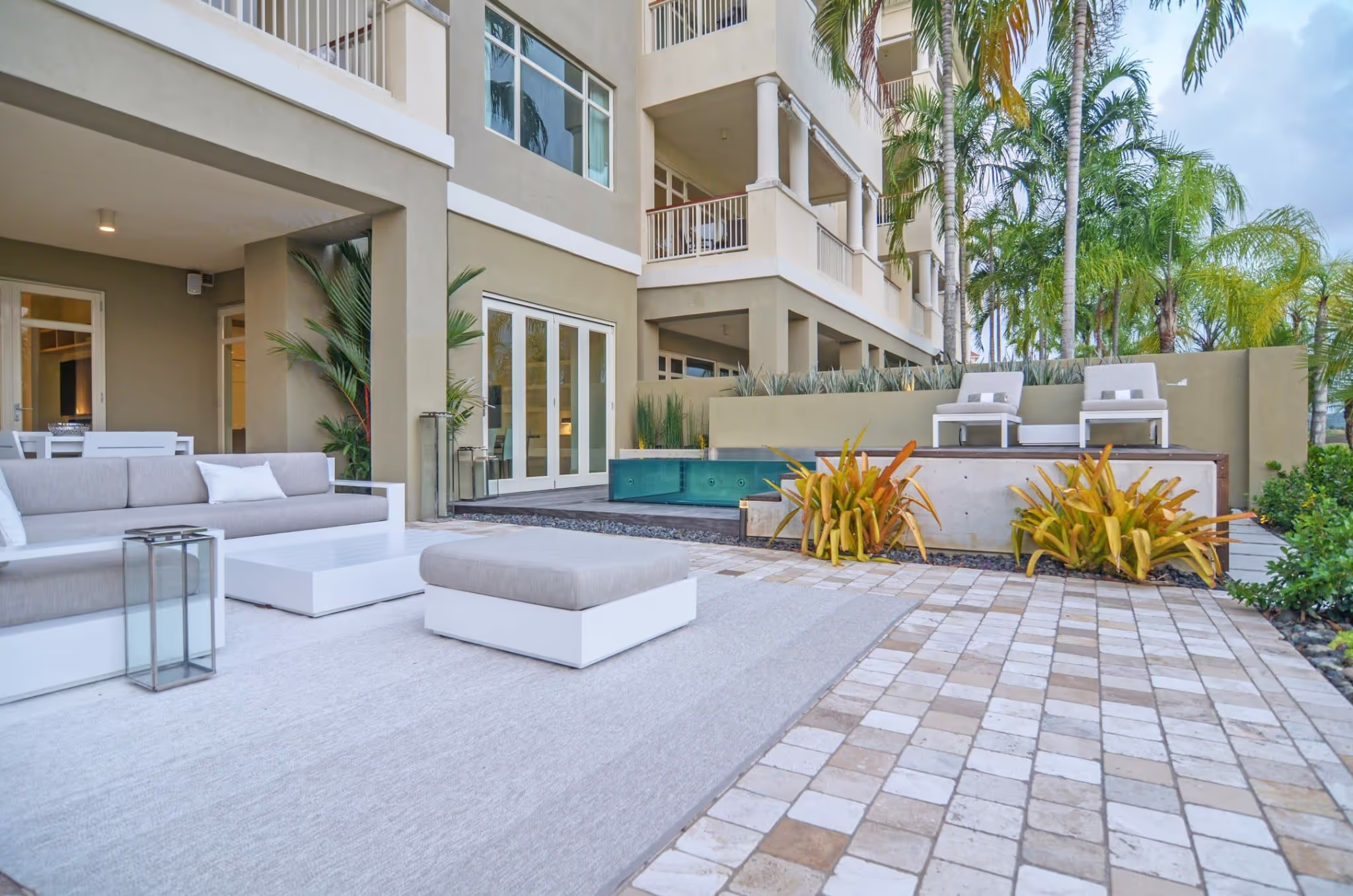 Dorado Beach condo deck, Puerto Rico