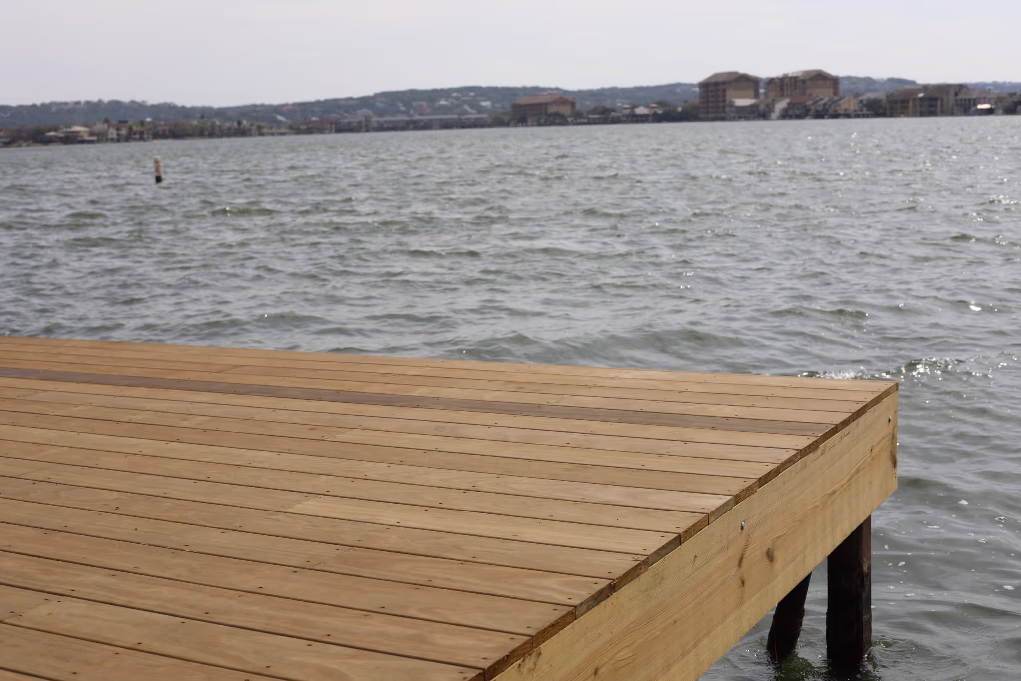 Private dock, Horseshoe Bay, Lake LBJ