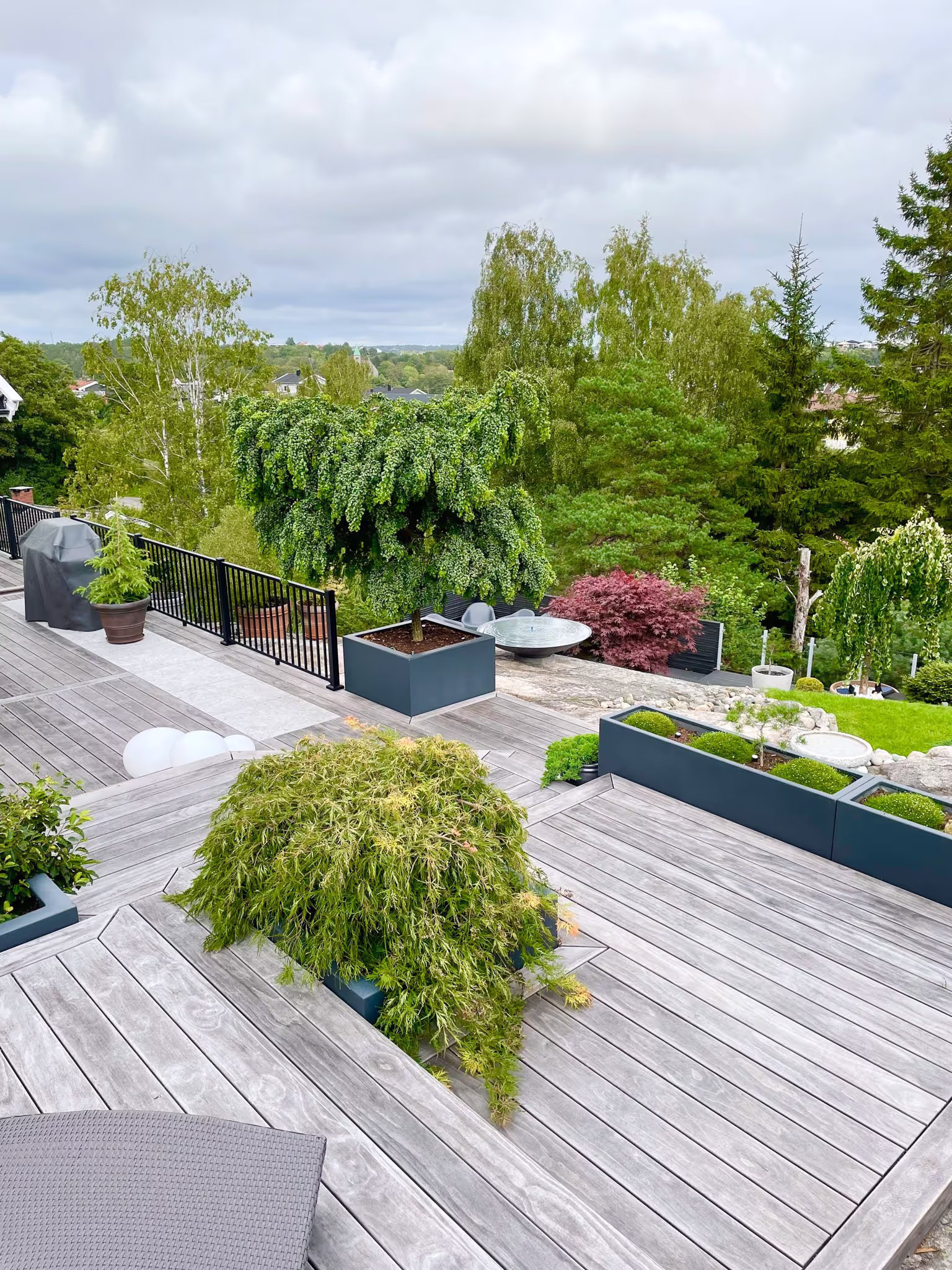 Jardin et terrasse à Gressvik, Fredrikstad